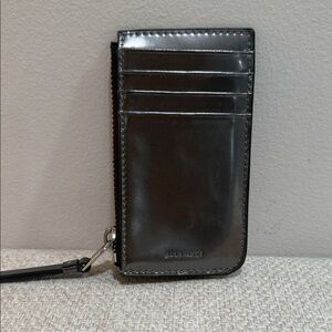 All Saints Silver Card Holder